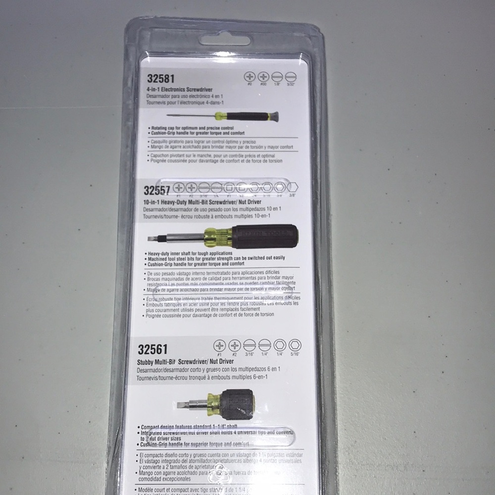 Klein Tools Multi-Bit Driver Set - Brand new in box - Picture 3 of 3